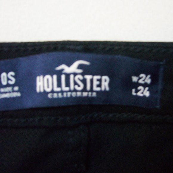 New Hollister High Rise Crop Distressed Skinny Jean - Picture 7 of 7